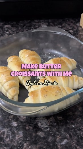 Easy Butter Croissants at Home 🥐 | Quick & Simple Baking Recipe