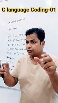 C Programming - 01: How to Swap Two Numbers #clanguage #ctutorial #coding