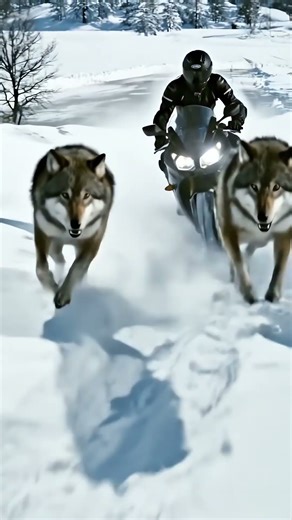 Biker Saves Trapped Wolf Pup (Wait For The End) ❤️