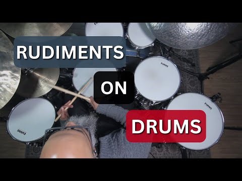 how to put rudiments on the drums advanced lesson