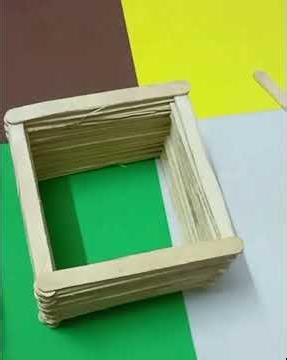 how to make portable storage box with ice cream stick