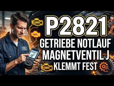 P2821 Was ist der Fehlercode - Magnetventil J klemmt Automatik im Notlauf