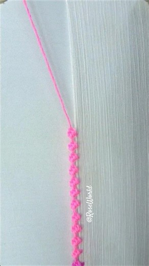 Awesome 💗pink border lock hand embroidery design💥