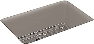 Kohler 28000-CM3 Cairn® 27-1/2" undermount single-bowl kitchen sink, Matte Taupe