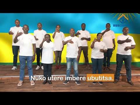 Rwandan National Anthem in Rwandan Sign Language