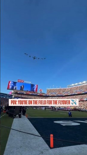 Watch the Super Bowl flyover! ✈️✈️✈️