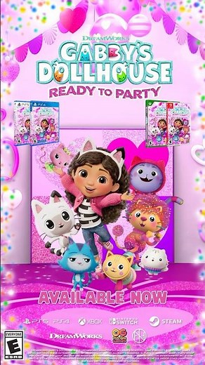 Everyone’s invited to the cat-tacular party 🎉! DreamWorks Gabby’s Dollhouse: Ready to Party