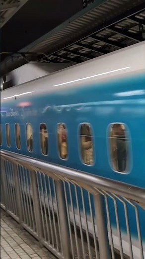 東京駅に入るディズニー新幹線 Sparkling Dreams Shinkansen