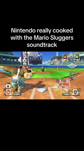 just blesses the ears #sluggers #mario #mariosluggers #baseball #wii