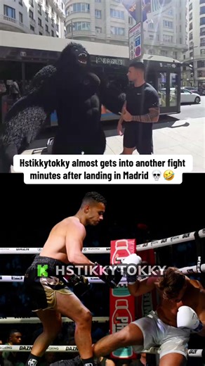 Hstikkytokky's Near Fight After Madrid Arrival