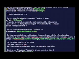 Tutorial - Macro button to toggle Chroma Audio Visualiser on and off