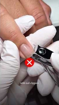 Stop Using Nail Clippers During Builder Gel Fills! 🚨 #nails #buildergel