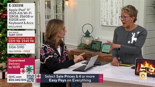 You are watching iNNOVATIONS in Electronics - Apple(R) Products on QVC®. Shop the show, here: https://qvc.co/qvcshopnowdecember25 | QVC Live