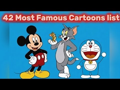 Top 42 Most Famous Cartoons in the World #TopCartoons #CartoonLegends #KidsCartoons #Trending2025