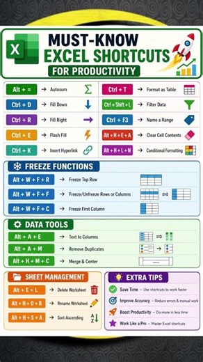 Must Know Excel Shortcut || Excel ka Kuchh Jaruri Shortcut Janana Chahiye