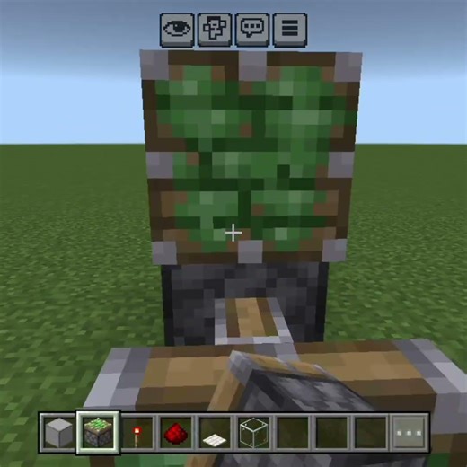 minecraft automatic door tutorial #shorts #minecraft