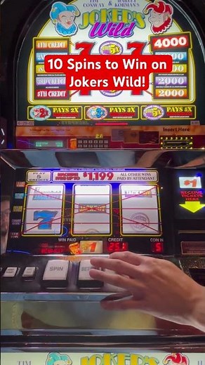 10 Spins to Win on Jokers Wild! #casino #gambling #slots #slotmachine