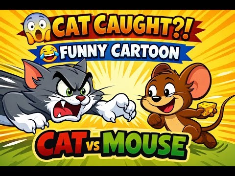 Funny Cat vs Mouse Cartoon 😂 | Classic Chase Comedy Animation