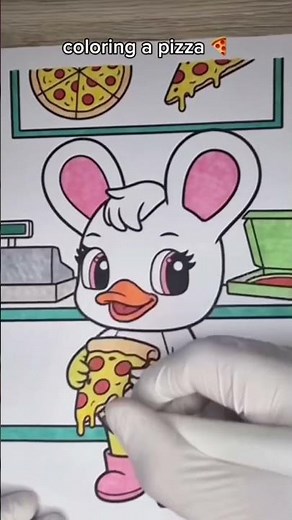 Free Printable Pizza coloring Page 🍕 | Color With Me