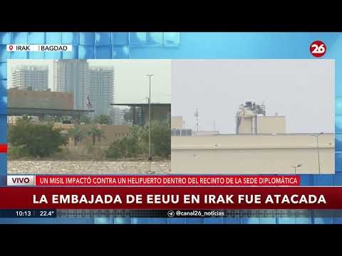 🚨 LIVE - BAGHDAD | The US Embassy in Iraq was attacked