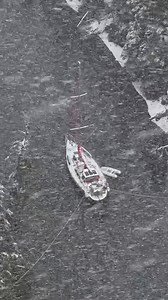 The tightest spot we've but the boat so far! #alluringarctic #alaska #boatlife #sailing #sailboats #segeln #sailinstagram | Alluring Arctic