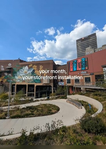 Your birth month = your past storefront installation in downtown...