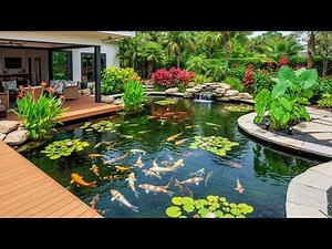 10 Tropical Water Garden & Koi Pond Designs | 2026 Backyard Oasis Ideas!