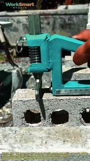 Brick Cutting : How This Hammer-Driven Tool Creates Clean Edges