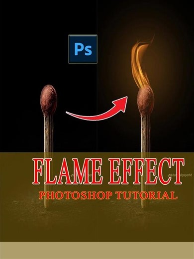 How To Create Flame Effect in photoshop | Flame Tutorial