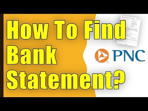 How to get PNC Bank statement online? // Download statement in PDF format