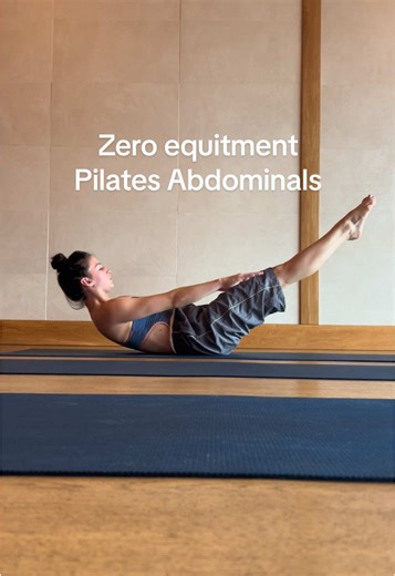 Plates Ab flow with no equitment #pilates #pilatesabs #pilatescore