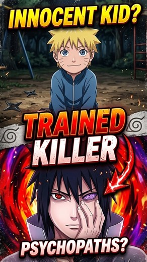 The twisted reality of the Shinobi Academy training🤐 #anime #scary