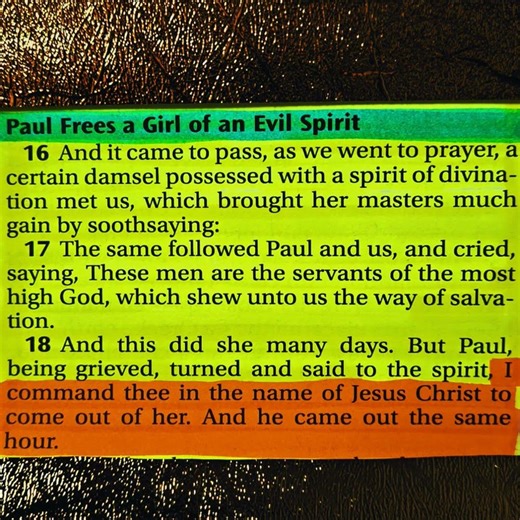 Acts 16:16-18 The Python Spirit #Divination #Deliverance #Fortune Telling