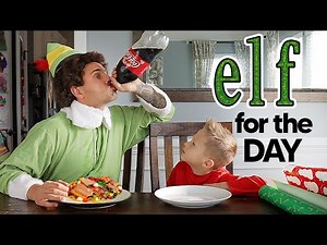 He became Buddy the Elf!!