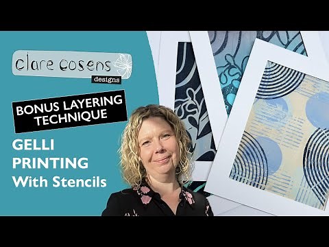 Unlock Your Creativity: 3 Exciting Ways to Use Stencils on the Gelli Plate!