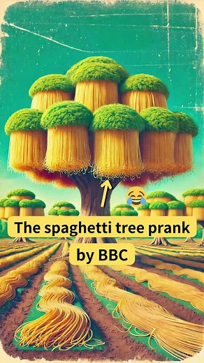 La broma del árbol de espagueti de la BBC