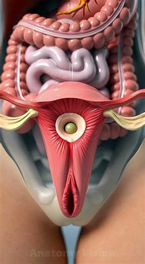 Period Process in 3D Animation | Egg Release to Menstruation Explained