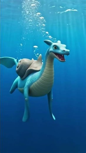 Lapras from card to animation #pokemon #lapras