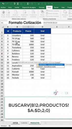 Cómo crear un Formato de Cotización en Excel