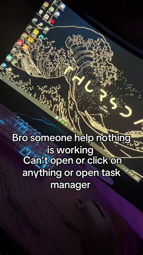 I have tried to use bios restart it tried to open task manager and everything else can someone please help #fyp #help #pcgaming #tips