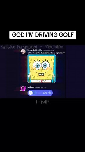 Spongebob Driving Golf - A Jabibixd Creation