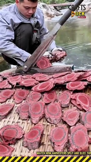 Red Resin Wood Processing: Forest Cutting Craft #dailywork #work #process #MedicinalPlant