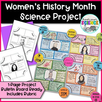 Women’s History Month STEM Project | Women in Science Research & Bulletin Board