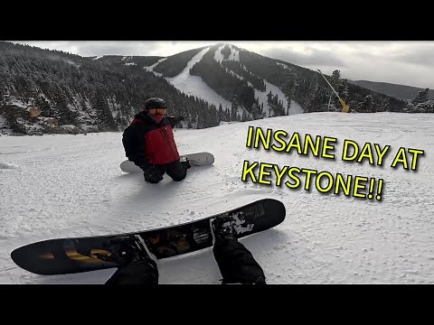 Keystone Adventure: Snowboarding in Perfect Conditions!