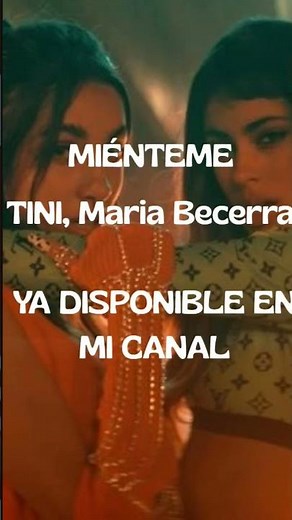 TINI, María Becerra - Miénteme (Letra/Lyrics)