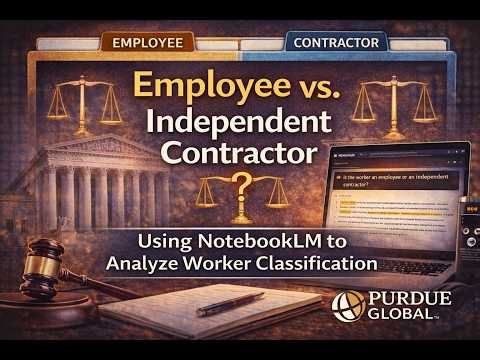 Employee vs Independent Contractor: Using NotebookLM to Analyze Worker Classification