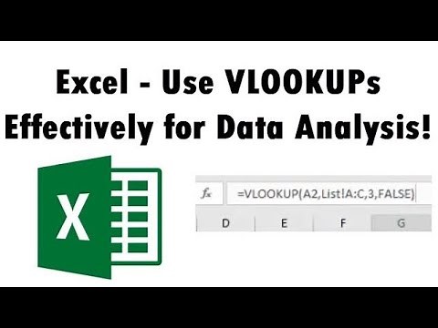 How to create VLOOKUP in Excel for quick and easy data analysis