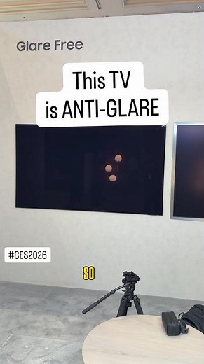 Samsung’s new ANTI-GLARE TVs retain OLED colors while cutting out glare and reflections #ces2026