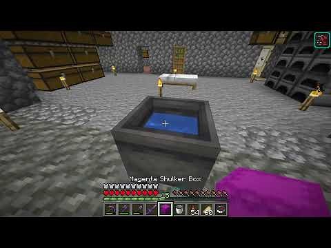 How to Dye and Undye a Shulker Box - Minecraft