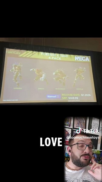 NECA TMNT Figures and Fortnite Exclusive Details